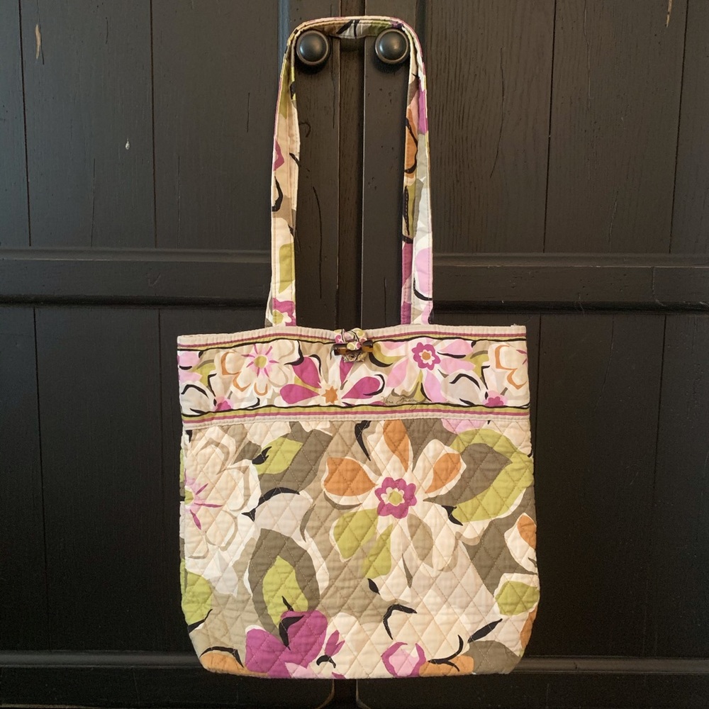 Vera Bradley Signature Tote Large Floral Pattern
